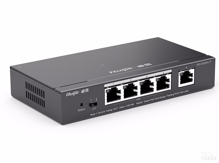銳捷網(wǎng)絡(luò) 帶管理5口POE  RG-ES205C-P